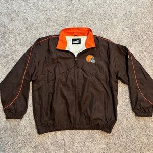 Vintage NFL Cleveland Browns Insulated Windbreaker